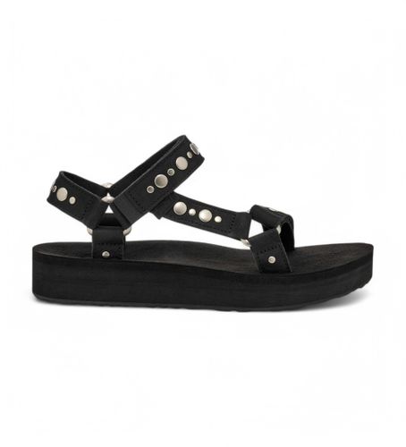 Til kvinder. 1164650 Midform læder sandaler Universal Studded (36), Fast, 1-3 cm, Velcro, Casual - Teva - Modalova