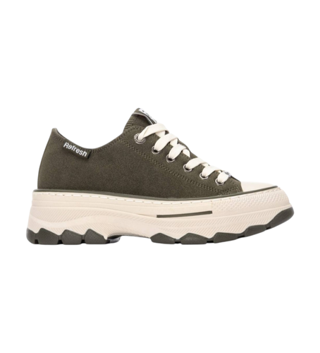 Til kvinder. 17307903-KAKI Træningssko 173079 (37), 3-5 cm, Blonder, Casual - Refresh - Modalova