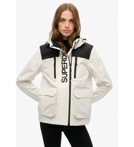 Til kvinder. W5011847A Colour Block Ult Windbreaker Coat (L), Casual, Genanvendt polister, Bæredygtig - Superdry - Modalova