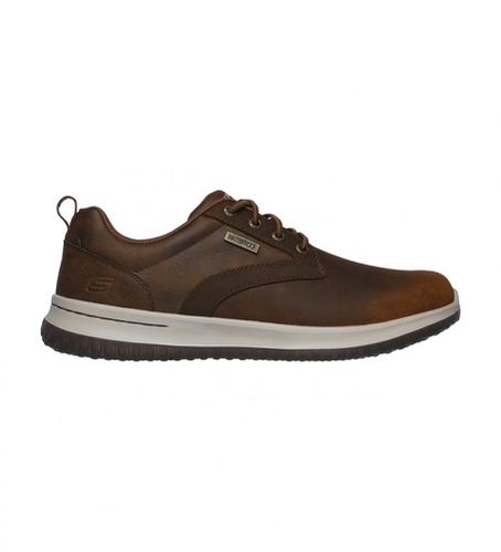 Til mænd. 65693 Delson Antigo brune træningssko (40), Fast, 1-3 cm, Blonder, Casual - Skechers - Modalova