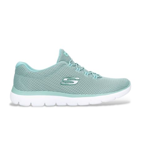 Til kvinder. 12985 Trænere Summits (36), Blå, Stof, Fast, Blonder, Sport, Grøn, Sportstøj, Multisport - Skechers - Modalova