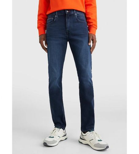 Til mænd. MW0MW15593 Bleecker skinny jeans falmet (38/30), Casual, Bomuld, Elastin, Bæredygtig - Tommy Hilfiger - Modalova