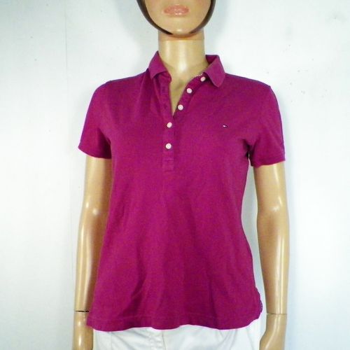 Polo Fushia T S - tommy hilfiger - Modalova