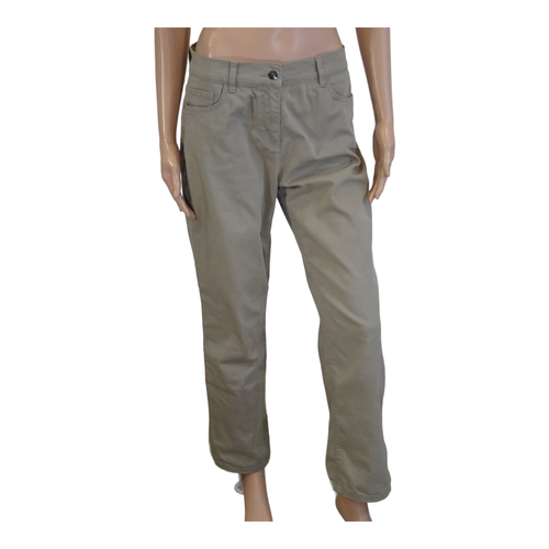 Pantalon en toile de coton beige - - Taille 38 - caroll - Modalova
