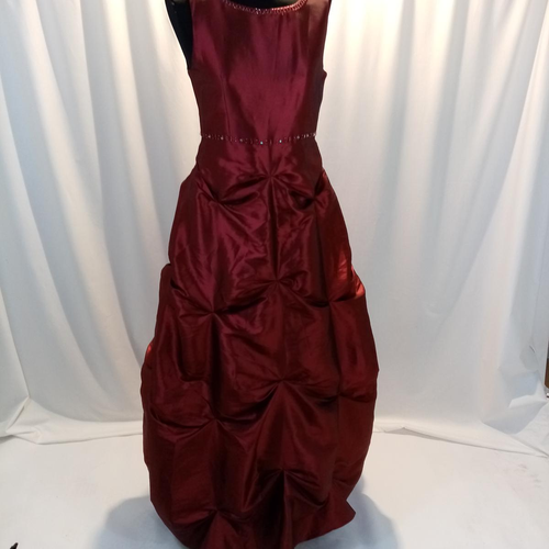 Robe de Bal Bordeaux lgante - Taille S - Label Emmaus - Modalova