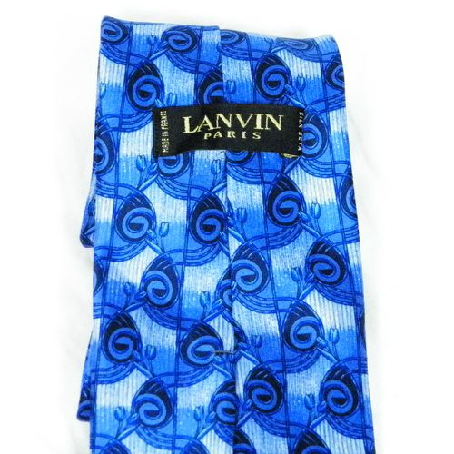 Cravate Homme Bleu LANVIN - lanvin - Modalova