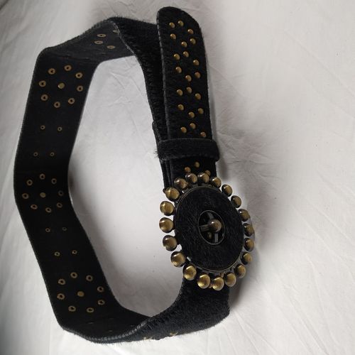 Ceinture noire fantaisie - Label Emmaus - Modalova