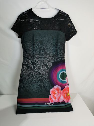 Robe La La - noire - Desigual - taille 40 - 40 - Label Emmaus - Modalova