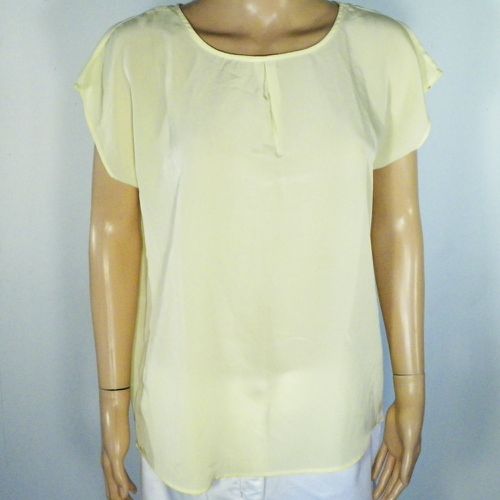 T-Shirt Femme Jaune Ple H&M T 40 - h&m - Modalova