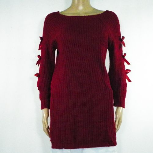 Pull Femme Rouge Taille Estime M - Label Emmaus - Modalova