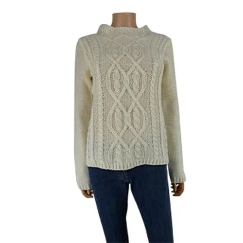 Pull écru torsadé - Taille S - Tex - Modalova