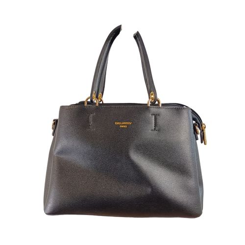 Sac à main Gallantry Paris noir grainé compartiments - Label Emmaus - Modalova