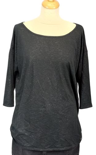 Haut "zero" col en V manches longues T 44 - Label Emmaus - Modalova