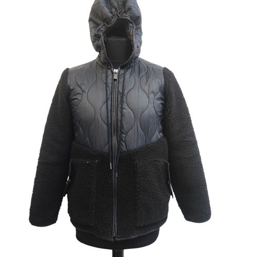 Manteau doudoune - Berenice - bi-matière coupe Oversize T.34 - Bérénice - Modalova