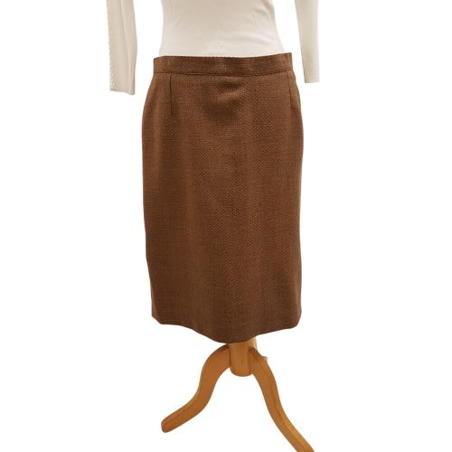Jupe marron - PIERMONT - Taille 42 - Label Emmaus - Modalova