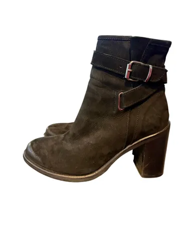 Bottines à talons en daim avec brides - Pointure 36 - Minelli - Modalova