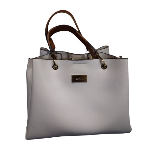 Sac à main MOA et camel à détails dorés - Label Emmaus - Modalova