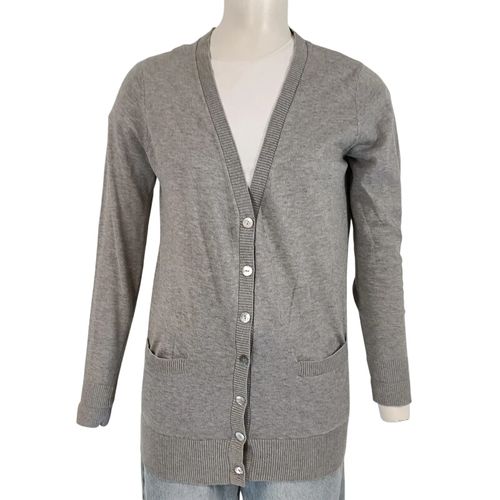 Gilet cardigan Pablo coton et soie col V boutonné maille fine - Gerard Darel - Modalova