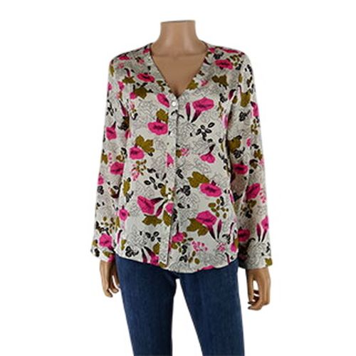 Chemisier imprimé fleurs - Taille L - Zara - Modalova