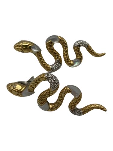 Boucle d'oreille en argent plaqué or - Ti Sento - Label Emmaus - Modalova