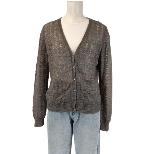 Gilet ajouré boutonné poches taille L - Armand Ventilo - Modalova