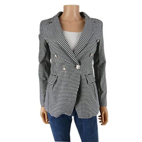 Veste à carreaux /noir - Styled in italy - Taille S - Label Emmaus - Modalova
