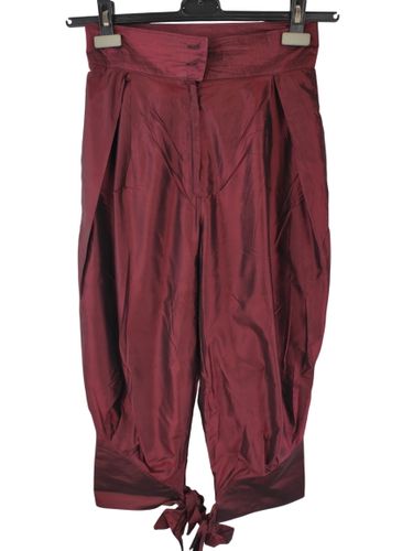 Pantalon carotte bouffant à nœuds — Taille 36 (estimée) - Label Emmaus - Modalova