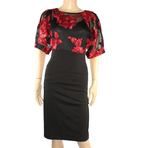 Robe Soirée & Fleurie Rouge ALLYSON Taille S - Label Emmaus - Modalova