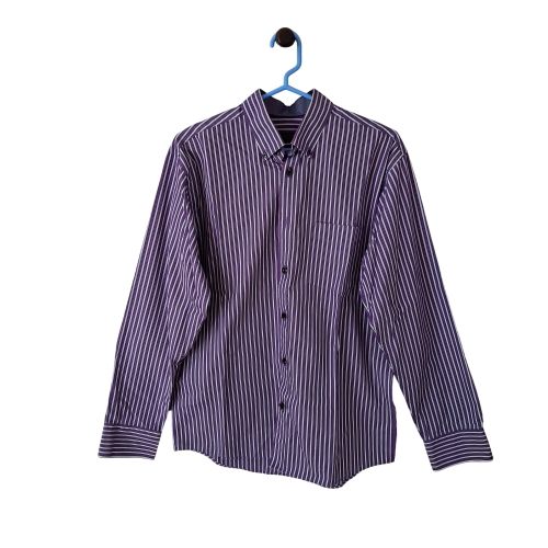 CHEMISE à manches longues, rayée et blanc. Taille M - Label Emmaus - Modalova
