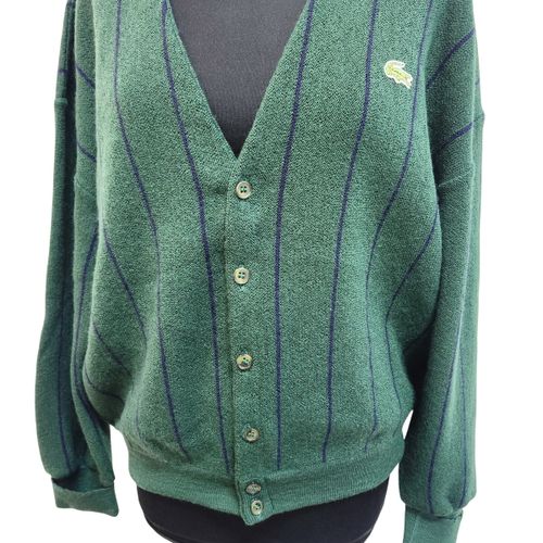 Cardigan Vintage chemise et marine – Taille 3(M) - Lacoste - Modalova