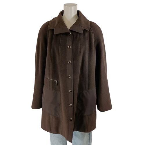 Manteau laine angora col classique taille 42 - Weill - Modalova