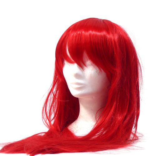 Perruque Longue - Cheveux longs lisses - Déguisement Halloween - Label Emmaus - Modalova