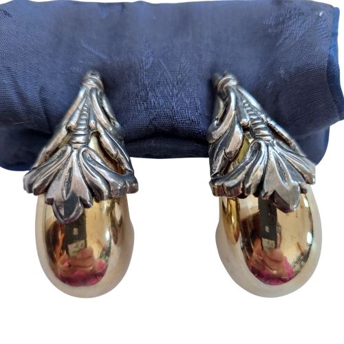 Boucles d'Oreille Clips Vintage Style Baroque // - Label Emmaus - Modalova
