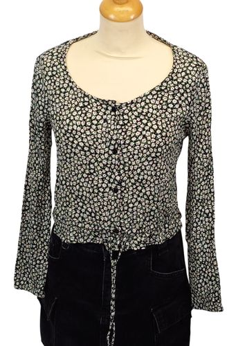 Haut manches longues a petite fleurs "" - Bershka - Modalova