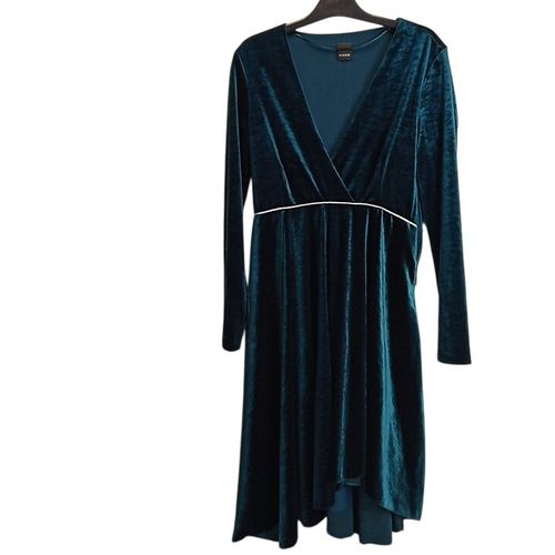 Robe mi-longue en velours foncé de Taille 38 - Pinko - Modalova