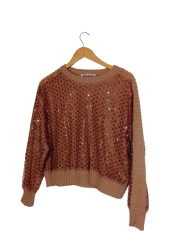 Pull En Maille À Paillettes (T6568) - Zara - Modalova