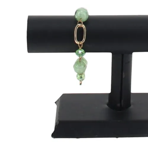 Bracelet avec perles vert - Label Emmaus - Modalova