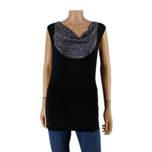 Débardeur noir strass - Charlott - Taille 2 - Label Emmaus - Modalova