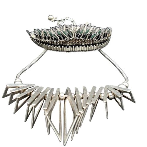 Collier graphique et bracelet Nahua - Label Emmaus - Modalova