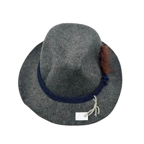 Chapeau avec plume, Taille adulte - Label Emmaus - Modalova