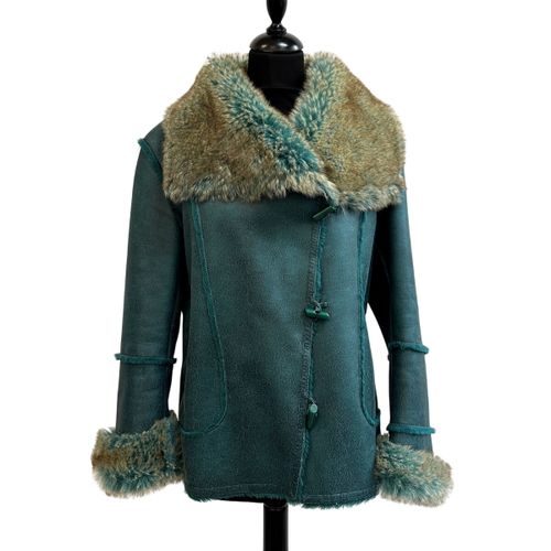 Veste courte effet cuir canard - Balmain - Taille 44 - Pierre Balmain - Modalova