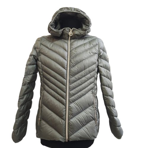 Doudoune courte à capuche vert – taille M - Michael Kors - Modalova