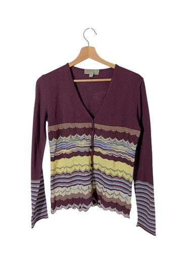 Gilet Missoni Laine Viscose Zig-zag L (T6979) - Label Emmaus - Modalova