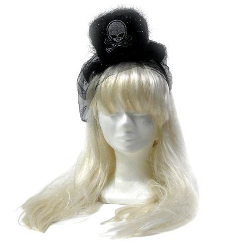 Perruque blanche et Chapeau steam punk - Déguisement Halloween - Gothique - Label Emmaus - Modalova