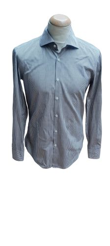 Chmise à carreaux et blanche taille 40 - Hugo Boss - Modalova