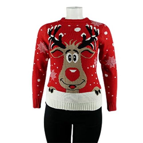 Pull de Noël imprimé - Taille unique - Label Emmaus - Modalova