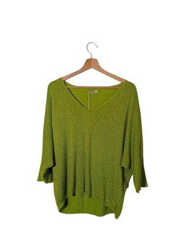 Pull Léger Pomme Pailleté (T6969) - Made In Italy - Modalova