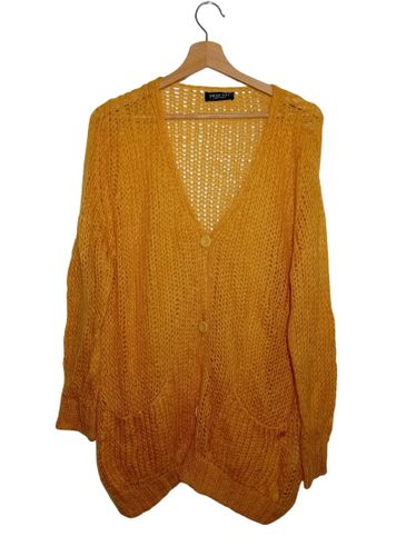 Gilet Moutarde En Mohair Twin-set (T6897) - Label Emmaus - Modalova