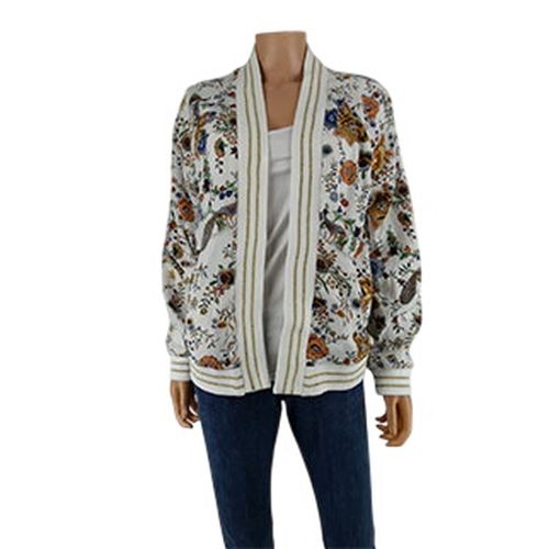 Veste blanche imprimé fleurs - Amy Lou - Taille 40 - Label Emmaus - Modalova