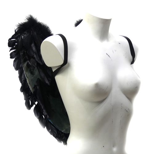 Déguisement Halloween - Ailes - Plumes - Fait main - Label Emmaus - Modalova